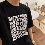 フロントイニシャルプリントTシャツ DP94